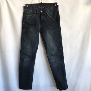 U.S. Polo Assn. dark wash designer slim straight jeans, 30 x 32